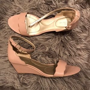 Bandolino Kitten Heel Wedge Sandal